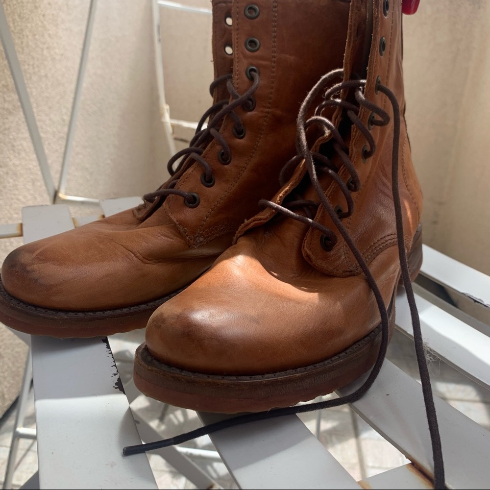 FRYE combat boots never worn!